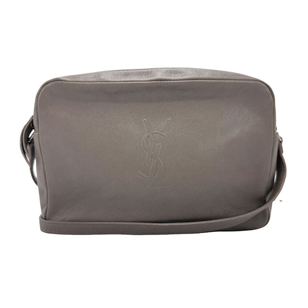 Saint Laurent Lou Camera Bag Gray leather